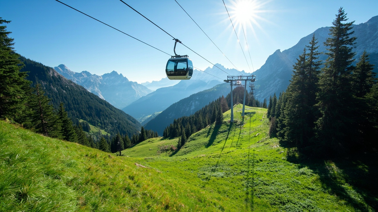 Funivia Madonna di Campiglio - Pradalago - Vista panoramica, Trentino-Alto Adige