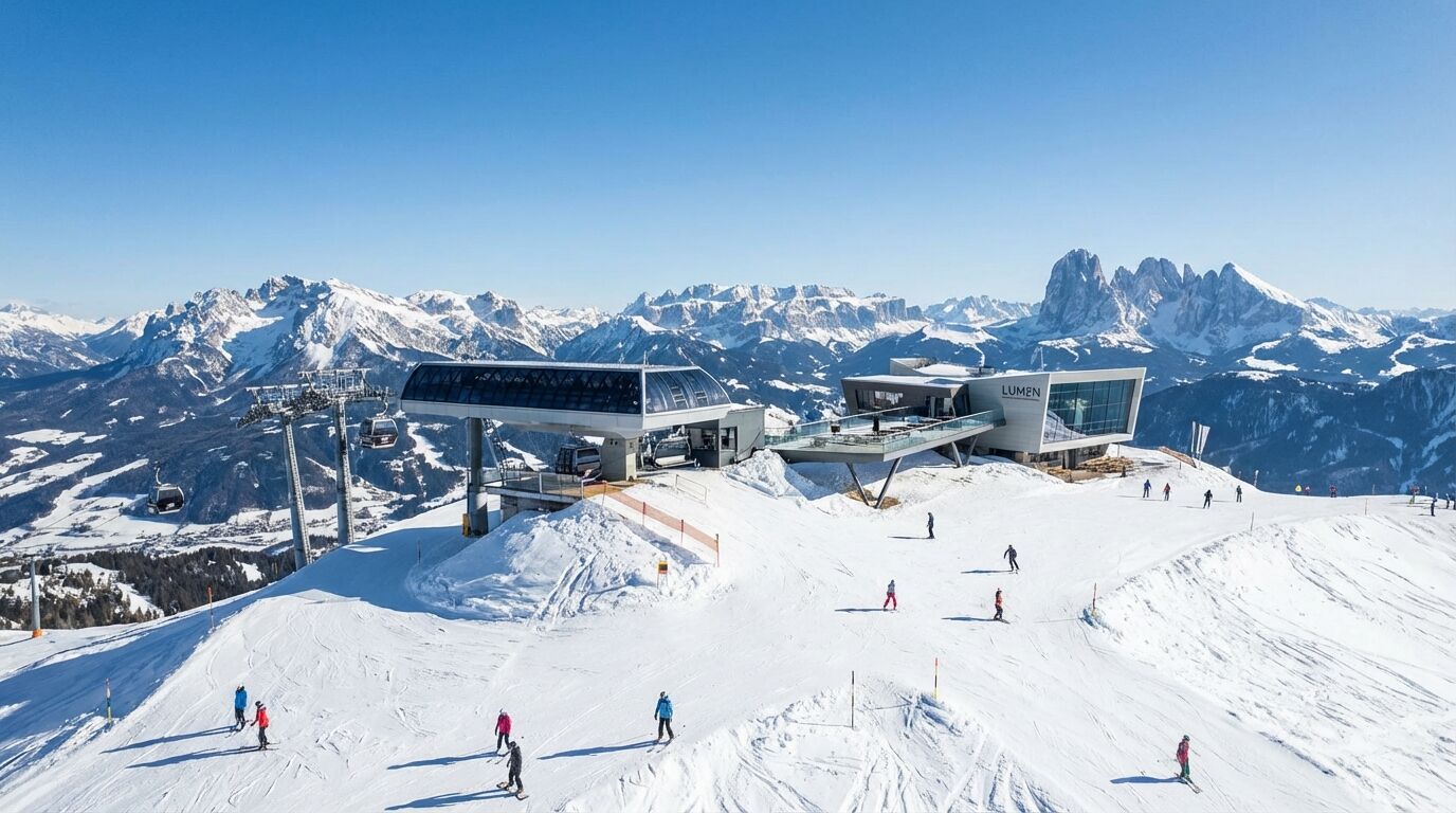 Cabine moderne verso Plan de Corones